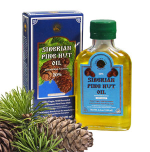 pine nut oil enriched with pine resin